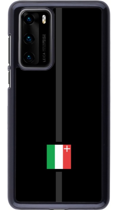 Huawei P40 Case Hülle - Kanton NE schwarz