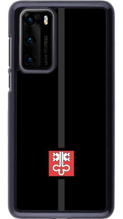 Huawei P40 Case Hülle - Kanton NW schwarz