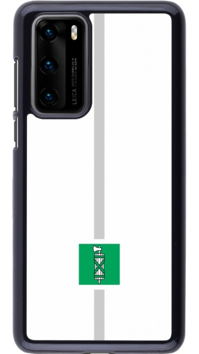 Huawei P40 Case Hülle - Kanton SG weiss
