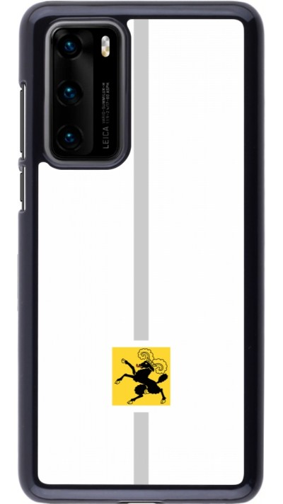 Huawei P40 Case Hülle - Kanton SH weiss