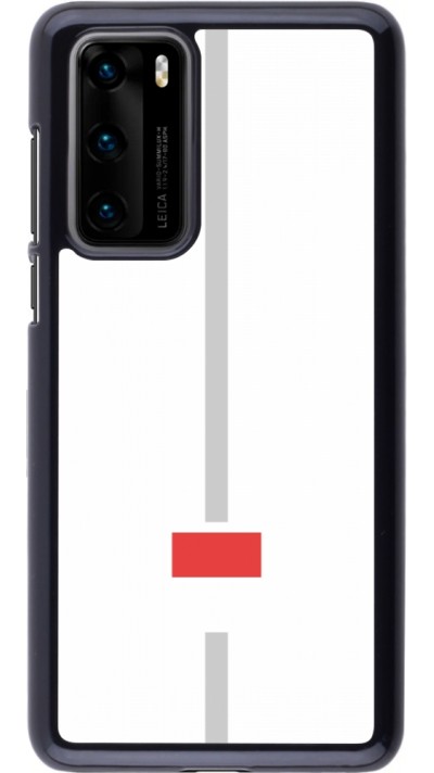Huawei P40 Case Hülle - Kanton SO weiss