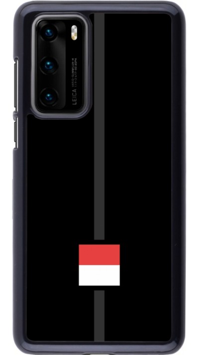 Huawei P40 Case Hülle - Kanton SO schwarz