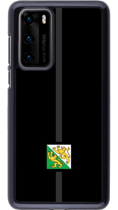 Huawei P40 Case Hülle - Kanton TG schwarz