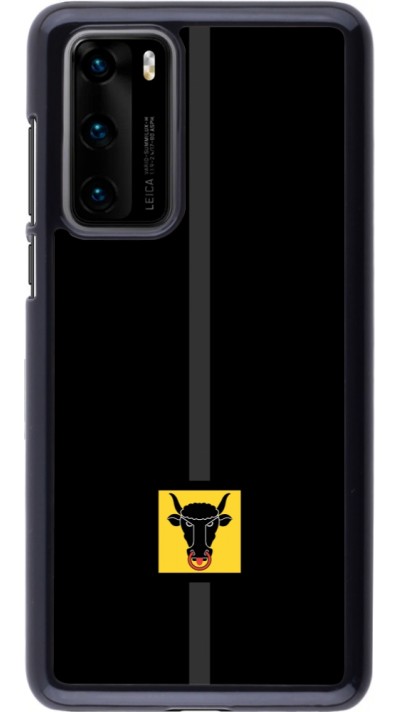 Huawei P40 Case Hülle - Kanton UR schwarz