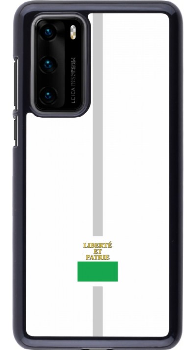 Huawei P40 Case Hülle - Kanton VD weiss