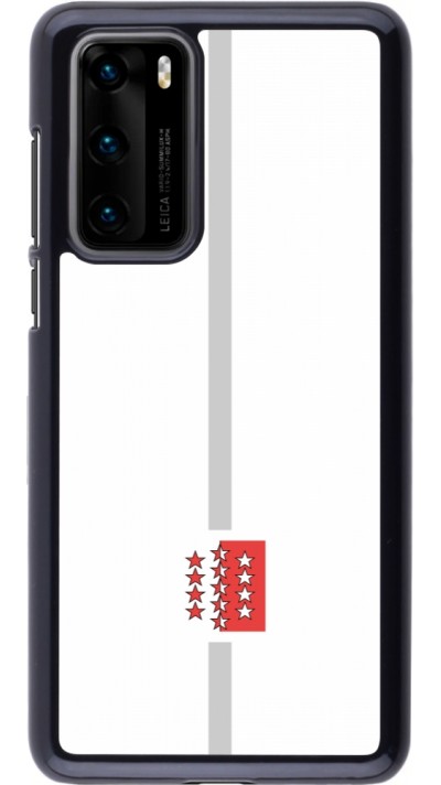 Huawei P40 Case Hülle - Kanton VS weiss
