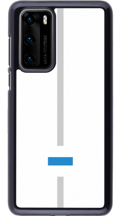 Huawei P40 Case Hülle - Kanton ZG weiss