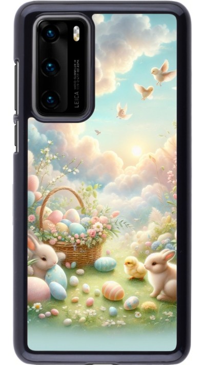Huawei P40 Case Hülle - Ostern 2025 Pastell Ostern