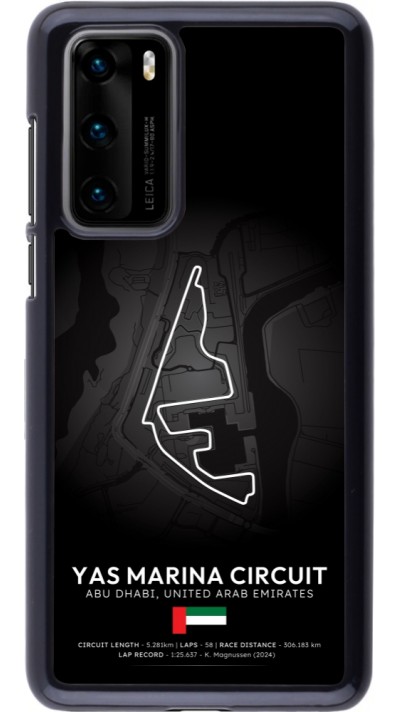 Huawei P40 Case Hülle - F1 Track 2025 Abu Dhabi