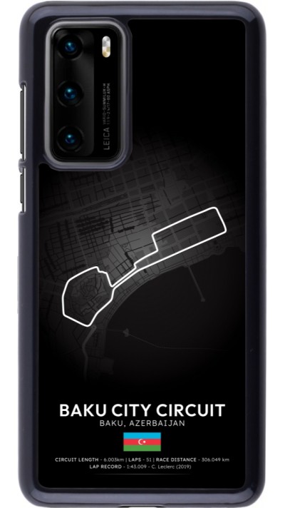 Huawei P40 Case Hülle - F1 Track 2025 Azerbaijan