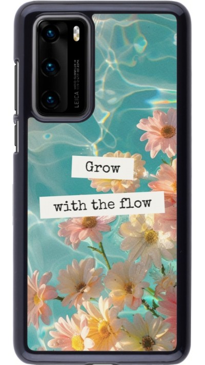 Huawei P40 Case Hülle - Summer 2025 Grow with the flow