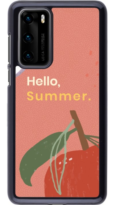 Huawei P40 Case Hülle - Summer 2025 Hello summer