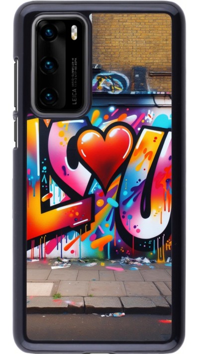 Coque Huawei P40 - Valentine 2025 Love U Tag