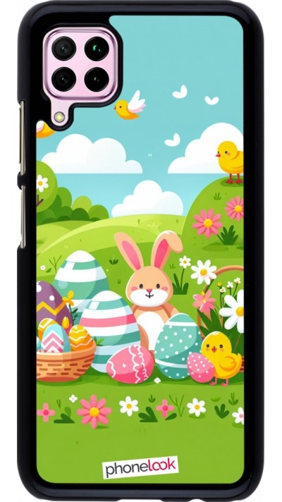 Huawei P40 Lite Case Hülle - Ostern 2025 Gruen
