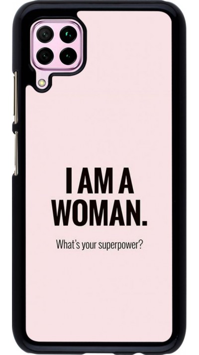 Hülle Huawei P40 Lite - I am a woman