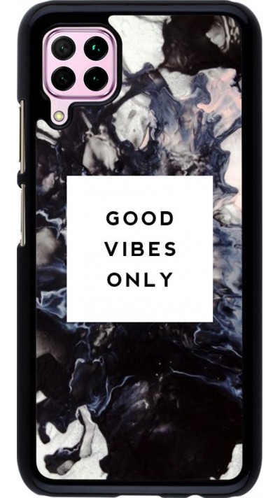 Hülle Huawei P40 Lite - Marble Good Vibes Only