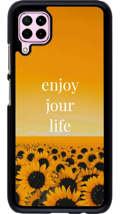 Huawei P40 Lite Case Hülle - Summer 2025 Enjoy your life