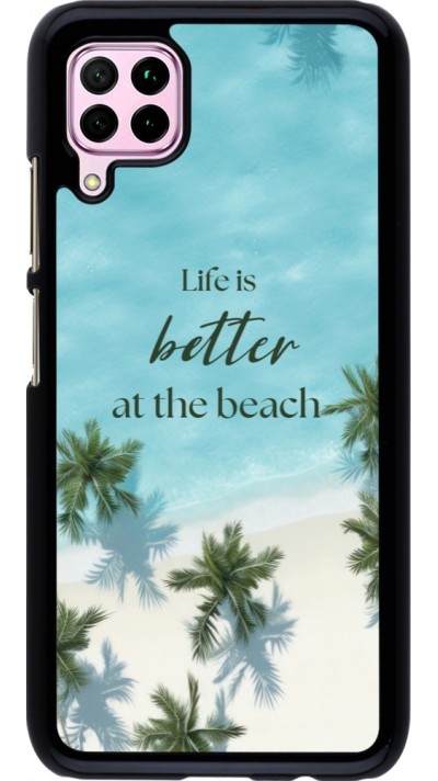 Huawei P40 Lite Case Hülle - Summer 2025 Life is better at the beach