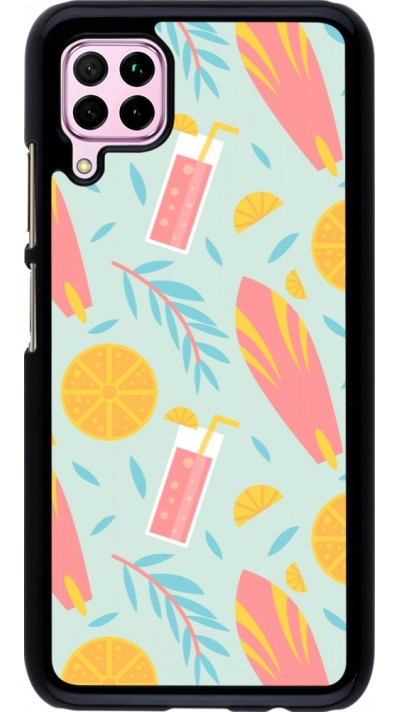 Huawei P40 Lite Case Hülle - Summer 2025 Pattern citron