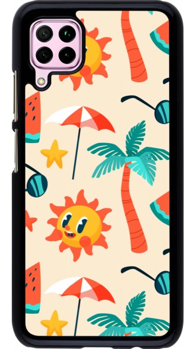 Huawei P40 Lite Case Hülle - Summer 2025 Pattern soleil