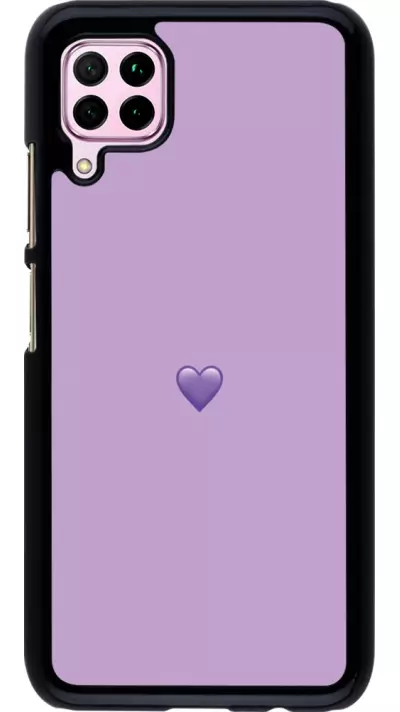 Huawei P40 Lite Case Hülle - Valentine 2023 purpule single heart