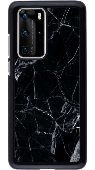 Hülle Huawei P40 Pro - Marble Black 01