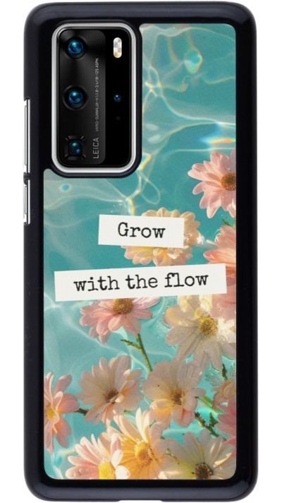 Huawei P40 Pro Case Hülle - Summer 2025 Grow with the flow