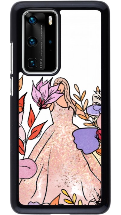 Huawei P40 Pro Case Hülle - Taylor Swift Sketch - White