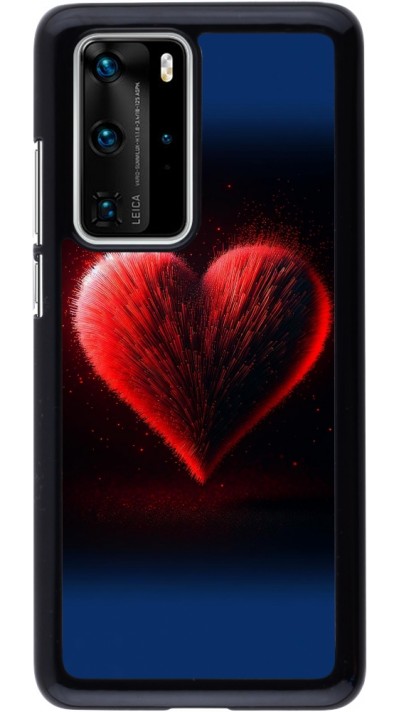 Coque Huawei P40 Pro - Valentine 2025 coeur rouge