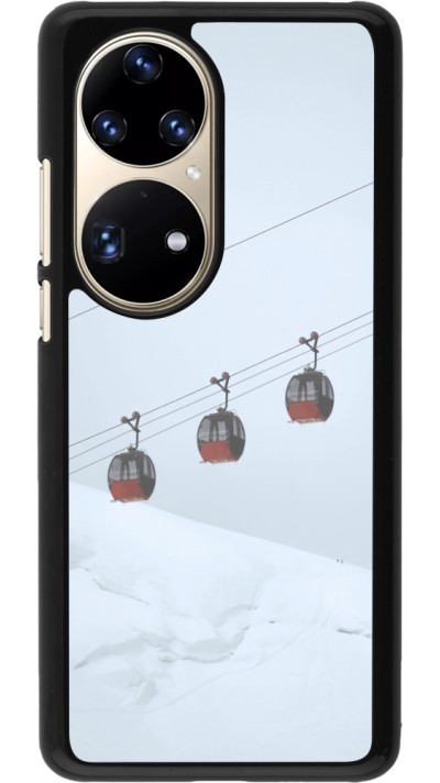 Huawei P50 Pro Case Hülle - Winter 22 ski lift