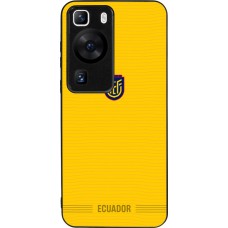 Huawei P60 Case Hülle - Silikon schwarz Ecuador 2026 personalisierbares Fussballtrikot