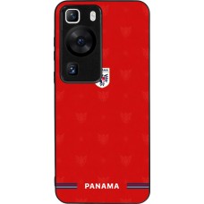 Huawei P60 Case Hülle - Silikon schwarz Panama 2026 personalisierbares Fussballtrikot