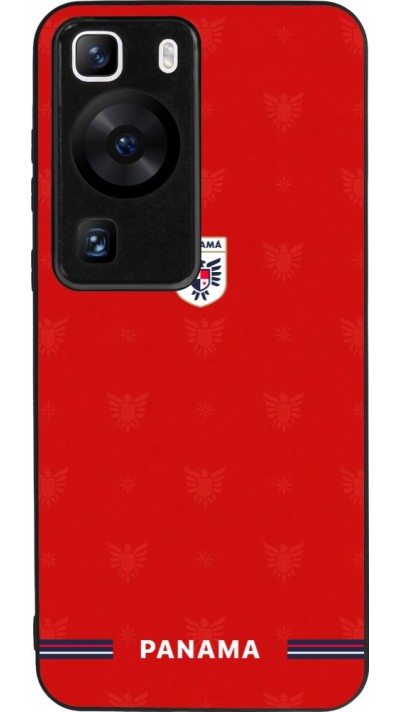 Coque Huawei P60 - Silicone rigide noir Maillot de football Panama 2026 personnalisable