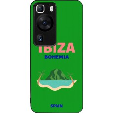 Huawei P60 Case Hülle - Silikon schwarz Pop Summer Destination Ibiza