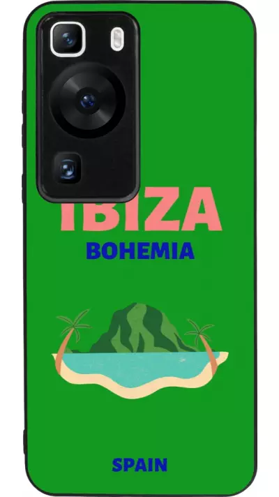 Coque Huawei P60 - Silicone rigide noir Pop Summer Destination Ibiza
