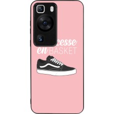 Huawei P60 Case Hülle - Silikon schwarz princesse en basket