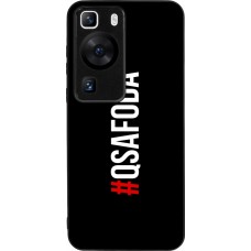 Huawei P60 Case Hülle - Silikon schwarz Qsafoda 1