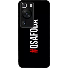 Coque Huawei P60 - Silicone rigide noir Qsafoda 1