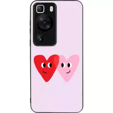 Coque Huawei P60 - Silicone rigide noir Saint Valentines Day 26 Heart