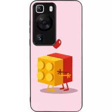 Coque Huawei P60 - Silicone rigide noir Saint Valentines Day 26 Puzzle