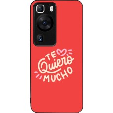 Huawei P60 Case Hülle - Silikon schwarz Saint Valentines Day 26 Te quiero mucho
