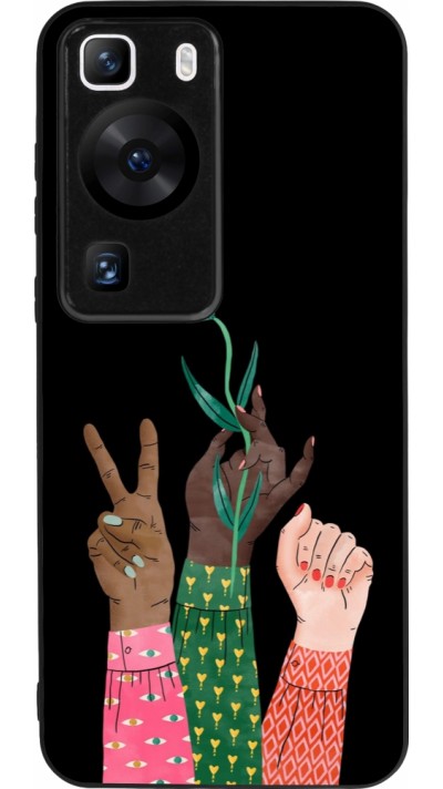Coque Huawei P60 - Silicone rigide noir Womens day 2026 2