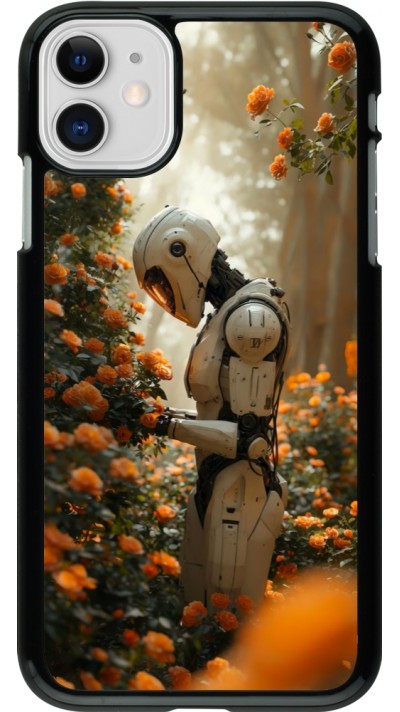 Coque iPhone 11 - Astronaut flowers 2025