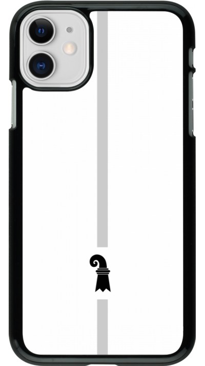 iPhone 11 Case Hülle - Kanton BS weiss