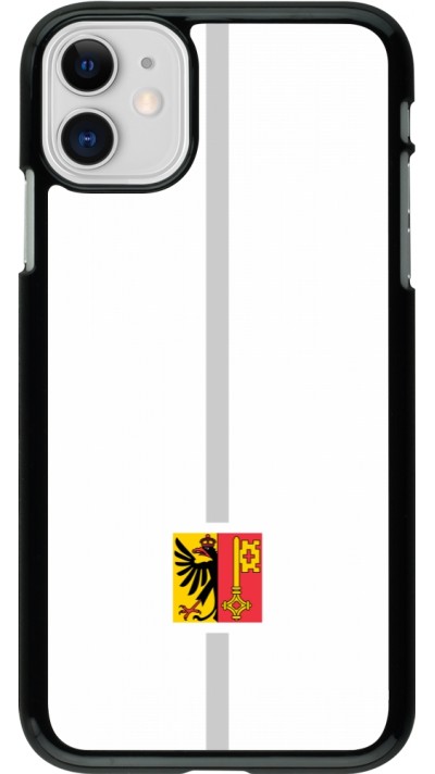 iPhone 11 Case Hülle - Kanton GE weiss