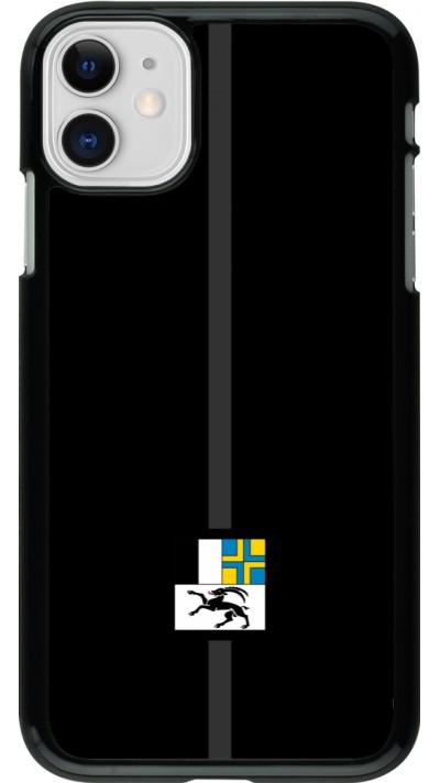 iPhone 11 Case Hülle - Kanton GR schwarz