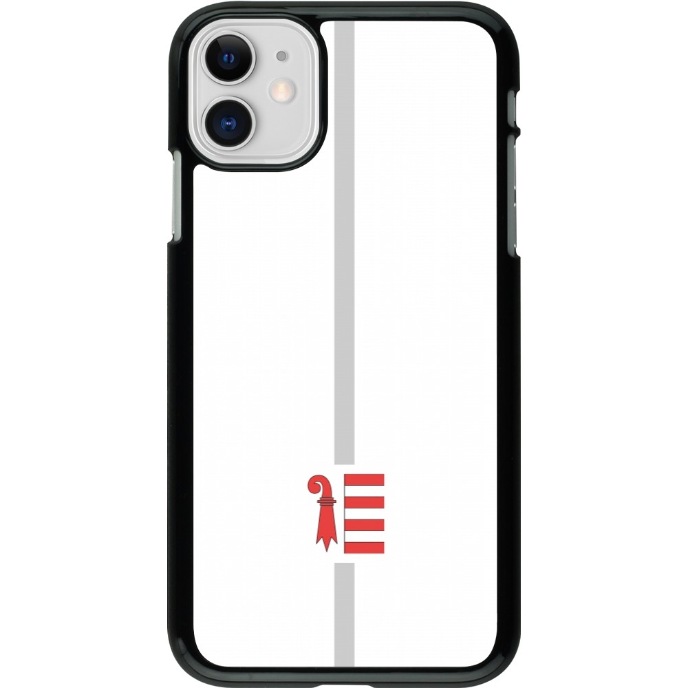 iPhone 11 Case Hülle - Kanton JU weiss