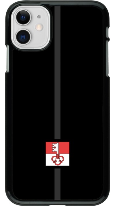 iPhone 11 Case Hülle - Kanton OW schwarz