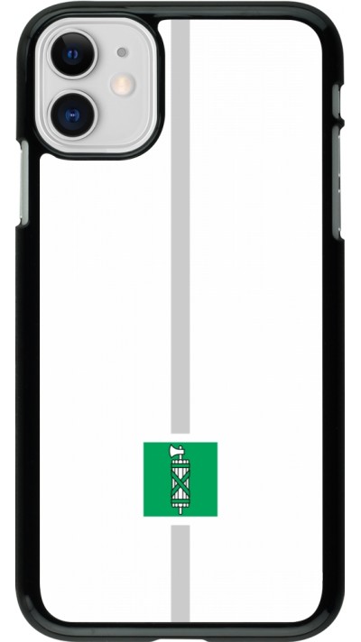 iPhone 11 Case Hülle - Kanton SG weiss