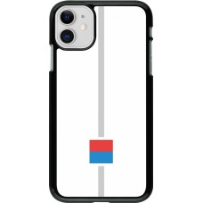 iPhone 11 Case Hülle - Kanton TI weiss